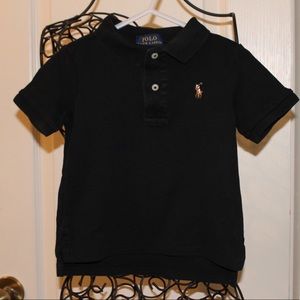 Polo Toddler boys 18 months black shirt